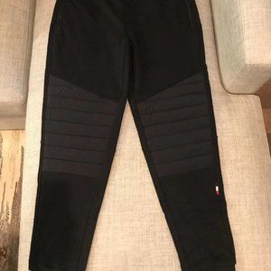 Moncler Mens Pantalone logo Pants Black Adjustable